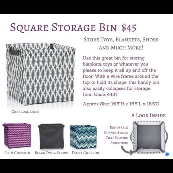 felt storage tote thirty one